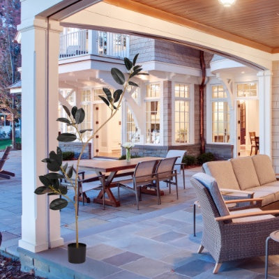 Bonsai Tropical Plant Simulation Green Plant Artificial Leaf Pot Large Uv Artificial Plant Branch 210cm Disassembly 1pcs Set