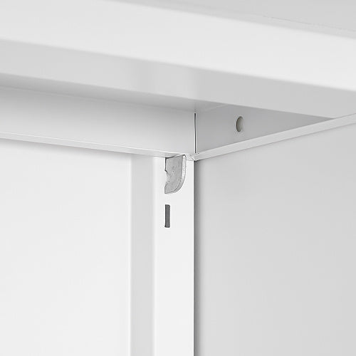 Metal Printer Stand With Storage Small Space Mobile Printer Table With Door Adjustable Shelf Home Office Filing Cabinet On Wheels