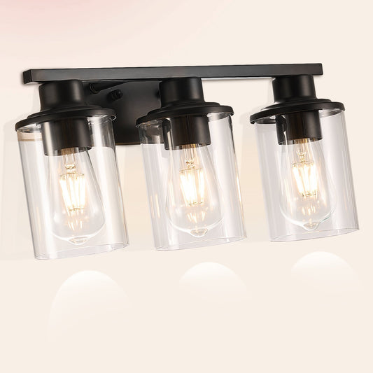 3-Light Bathroom Light Fixtures Modern Vanity Light Lamp Over Mirror, Bathroom Vanity Lights For Wall