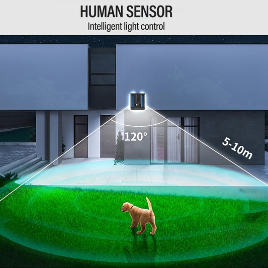 Solar Motion Sensor Outdoor Sconce Lights,LED Waterproof Dusk To Dawn Solar Patio Light,Wireless Modern Wall Mount Lamp Black For Porch Patio Garage House