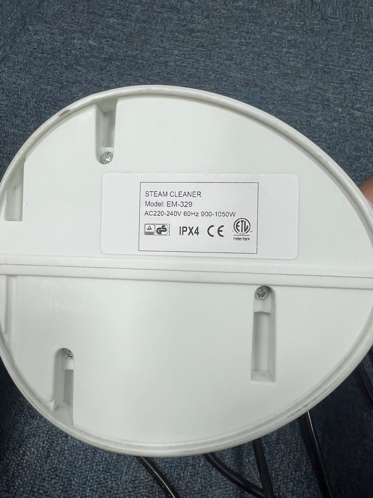 Handheld Steam Cleaner With Safety Lock, 500 Milliliter Large Water Tank And 12 Piece Accessory Set, For Removing Stubborn Dirt And Disinfecting Surfaces, Black And White