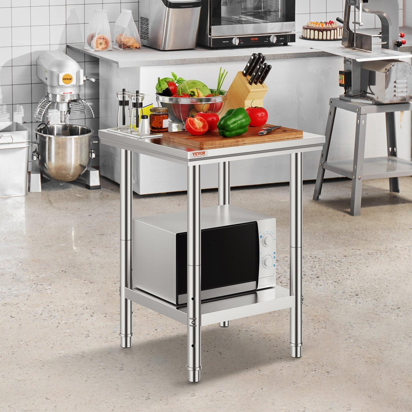 Stainless Steel Commercial Kitchen Work Food Prep Table