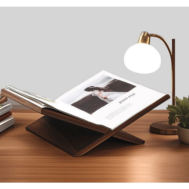 Wooden  Bookshelf Magazine Rack