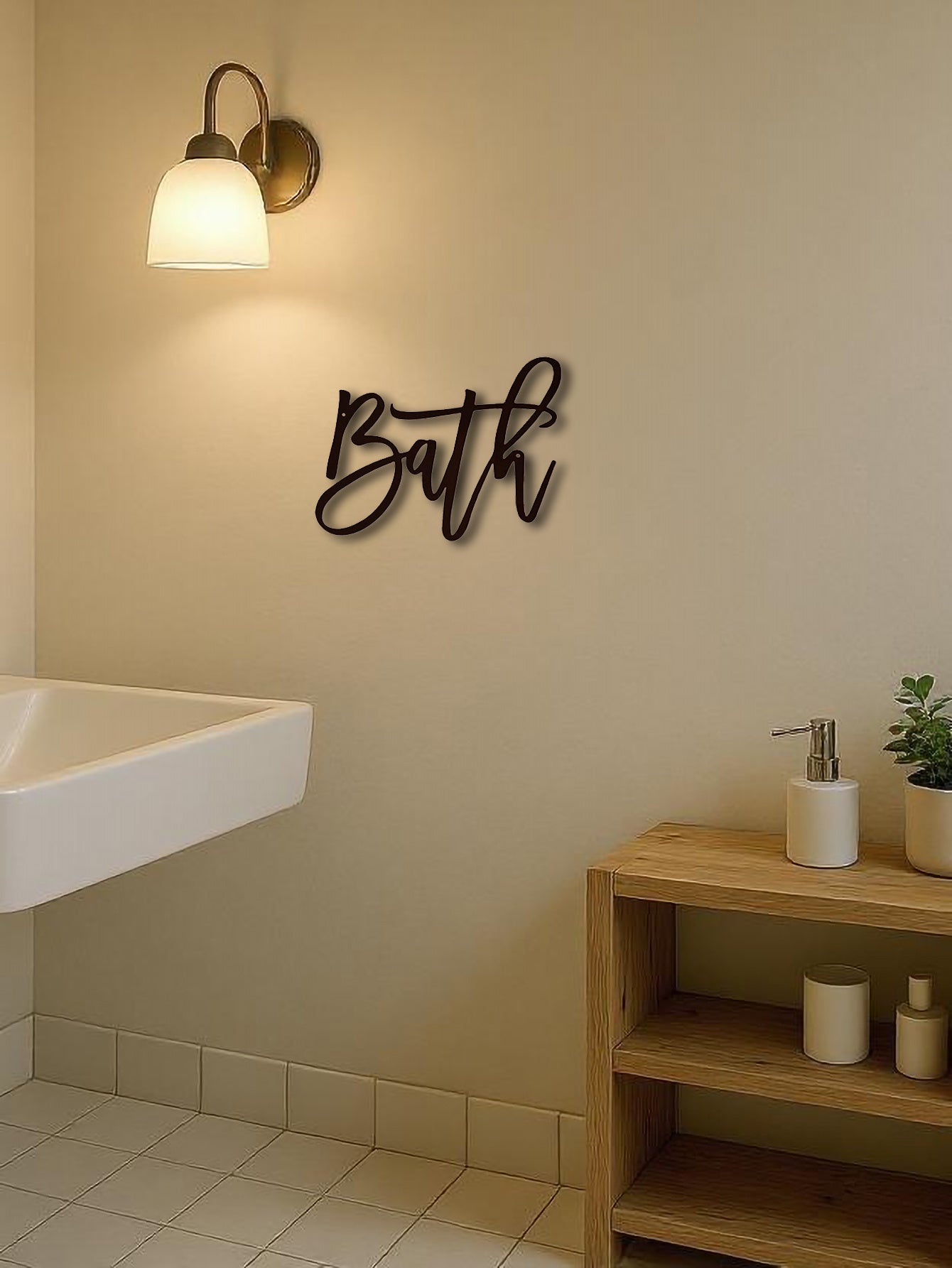 Metal Letter Pendant,Create A Stylish Focal Point For Wall Art, Chic Home Decor