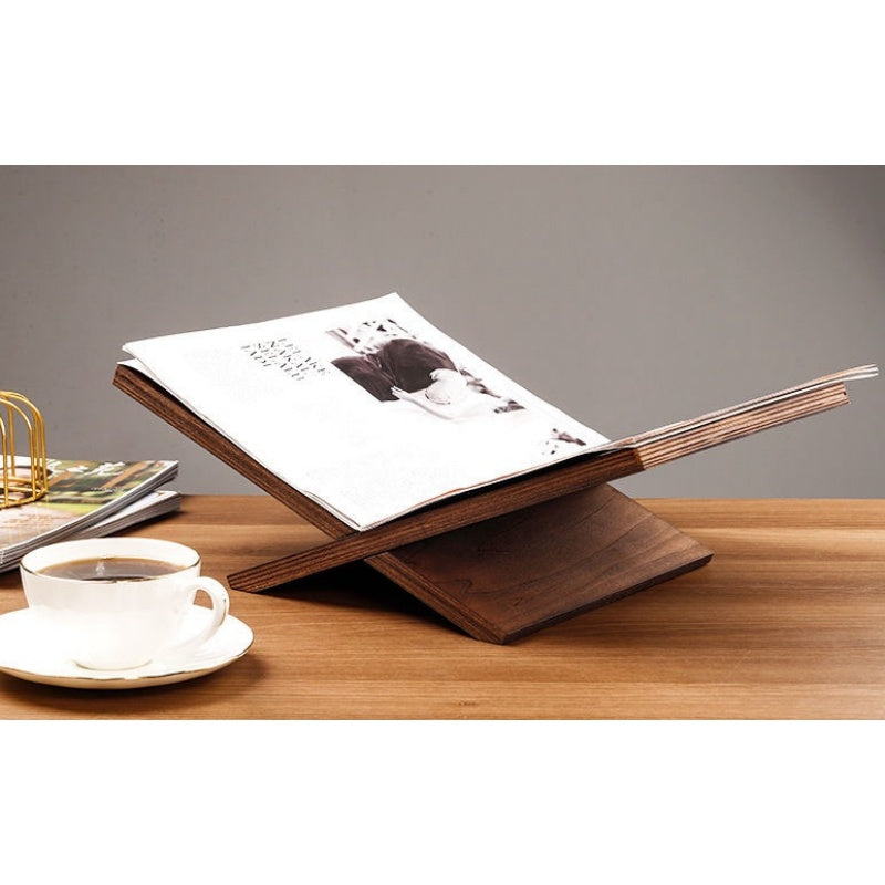 Wooden  Bookshelf Magazine Rack