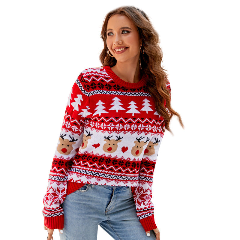 Pullover Christmas Women's Knitted Sweater