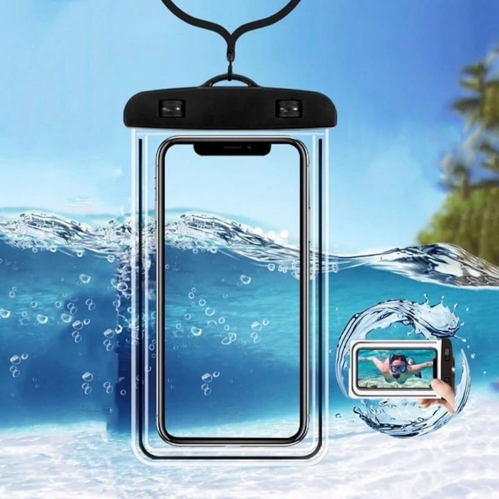 2 Packs Waterproof Phone Pouch For Drifting Diving Swimming, Underwater Dry Bag Case Cover For Phone