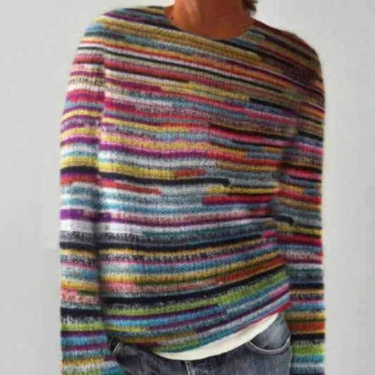Printed Women's Sweater Pattern Pullover Sweater